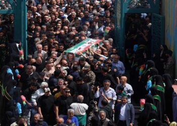 Iran holds state funeral for top commanders, scientists killed by Israel
