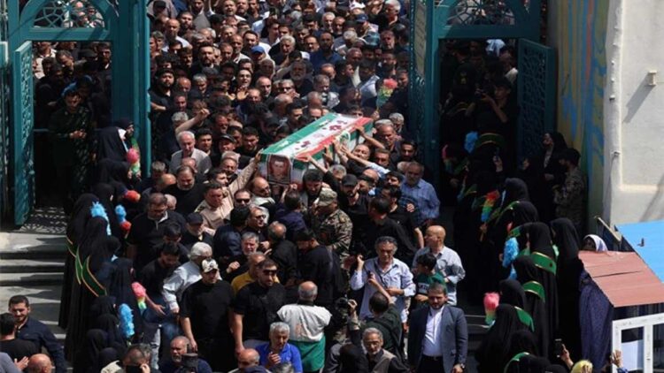 Iran holds state funeral for top commanders, scientists killed by Israel