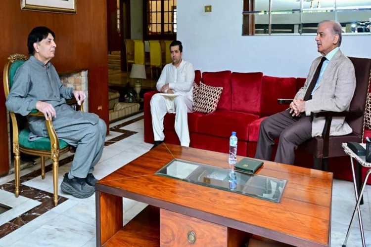 PM Shehbaz holds meeting with Chaudhry Nisar