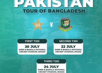 Pakistan tour of Bangladesh :National team to play three T20 is in Bangladesh