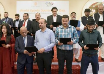 Tarar Praises Sports Journalists as Pillars of Sporting Spirit
