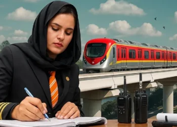 Nida Saleh Becomes First Female Driver of Lahore’s Orange Line Metro, Marking Milestone for Women in Public Transport