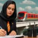 Nida Saleh Becomes First Female Driver of Lahore’s Orange Line Metro, Marking Milestone for Women in Public Transport