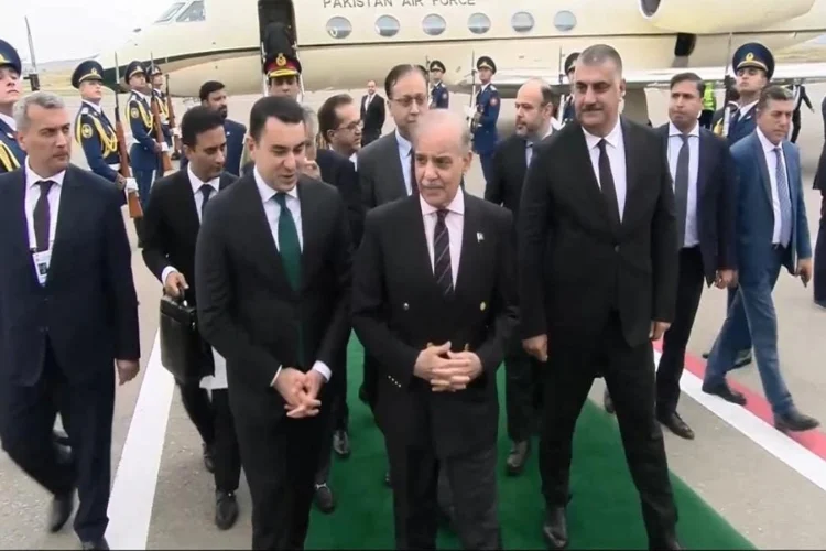 PM Shehbaz Sharif in Azerbaijan to attend ECO Summit