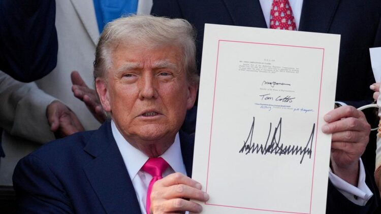 President Trump signs big beautiful bill on tax, expenses