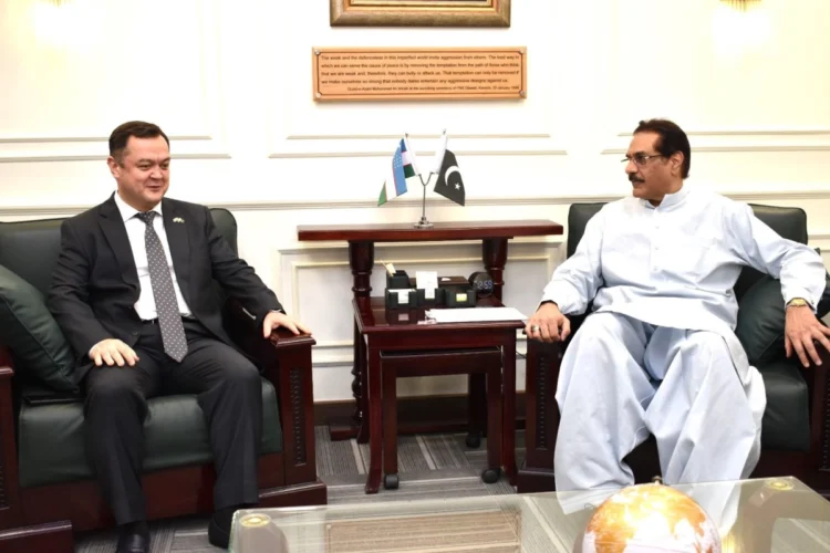 Uzbek Ambassador meets Pakistan’s Federal Minister for Defence Production
