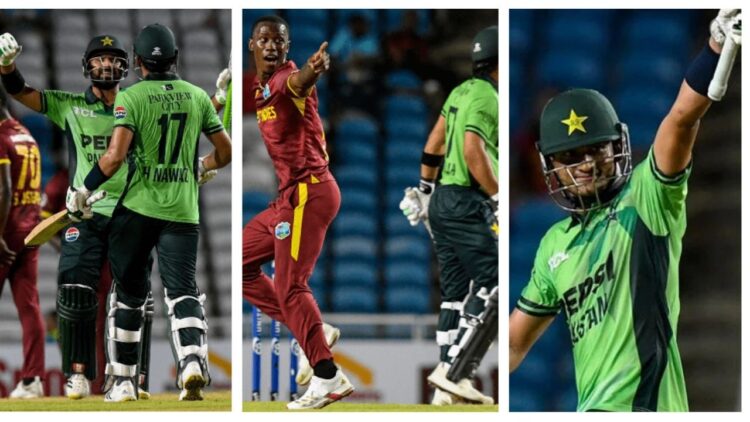 Hasan Nawaz’s dream debut powers Pakistan to thrilling win over West Indies