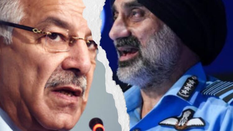 Defence Minister Khawaja Asif Dismisses Indian Air Chief’s “Comical” Claims of Shooting Down Pakistani Jets