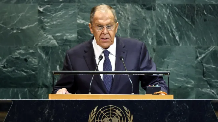 Russia’s Lavrov at UNGA: Calls for Equality, Criticizes NATO Expansion, and Urges Respect for UN Charter