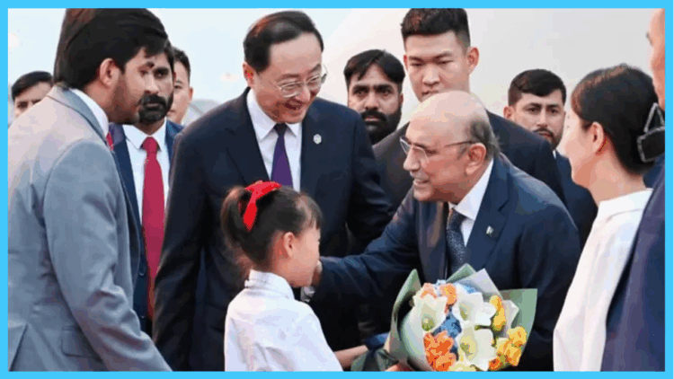 President Zardari Arrives in Chengdu to Begin Official Visit to China