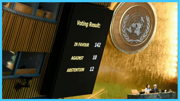 142 Nations Back Resolution Calling for Hamas Disarmament, End to Gaza War