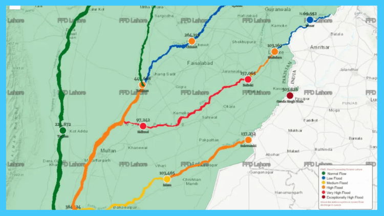 Punjab reels under devastating floods as Sutlej, Chenab and Ravi overflow