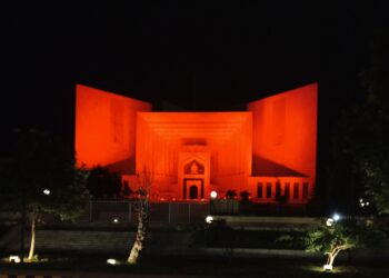 Islamabad Landmarks Glow Red to Mark China’s National Day