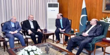 President Zardari, Iran’s Top Security Official Discuss Regional Tensions and Bilateral Cooperation