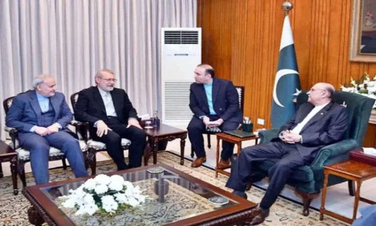 President Zardari, Iran’s Top Security Official Discuss Regional Tensions and Bilateral Cooperation