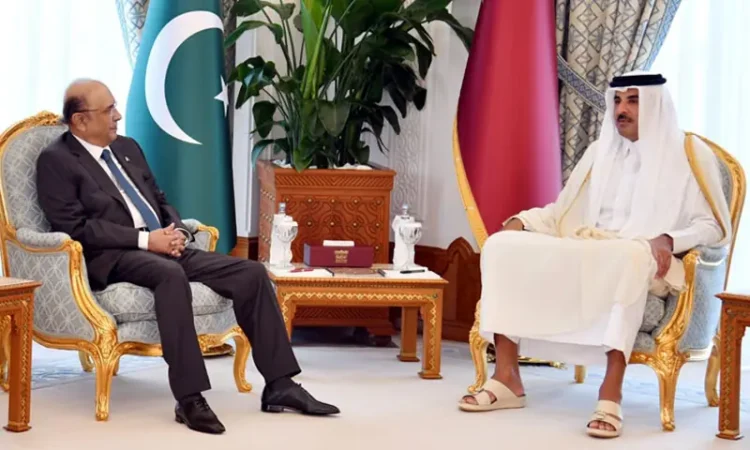 President Zardari, Qatari Emir Discuss Defence Cooperation; Doha Welcomes Pakistan’s Offer