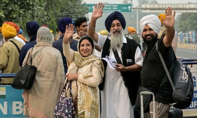 Sikh Pilgrims Arrive in Pakistan for Guru Nanak’s 556th Birth Anniversary