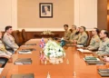 British Army Chief, COAS Asim Munir Discuss Defence Cooperation at GHQ