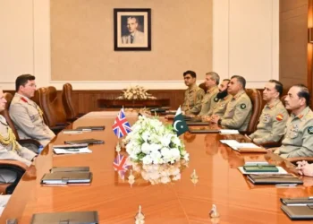 British Army Chief, COAS Asim Munir Discuss Defence Cooperation at GHQ