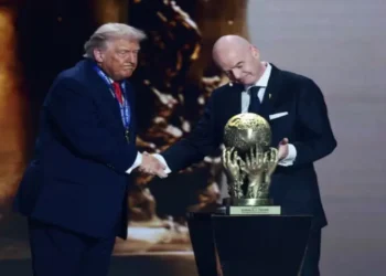 Trump awarded FIFA’s first peace prize at 2026 World Cup draw event in Washington