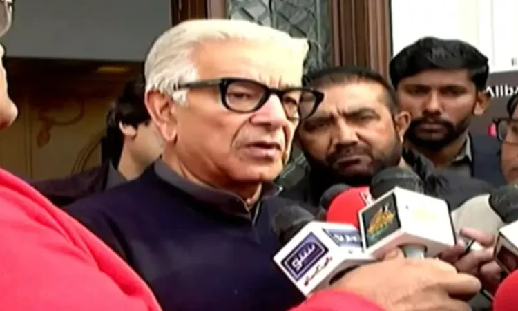 Defence Minister Khawaja Asif criticises PTI over reaction to DG ISPR’s remarks on Imran Khan