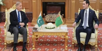 Shehbaz, Turkmen President Discuss Stronger Bilateral Ties, Connectivity and Regional Cooperation