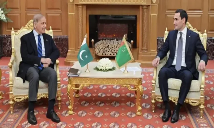Shehbaz, Turkmen President Discuss Stronger Bilateral Ties, Connectivity and Regional Cooperation