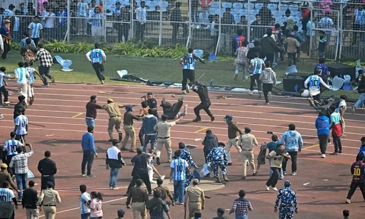 Chaos Erupts at Messi Event in India as Fans Storm Pitch Over Mismanagement