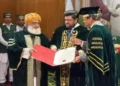 Maulana Fazlur Rehman Receives Honorary Doctorate at Governor House Sindh