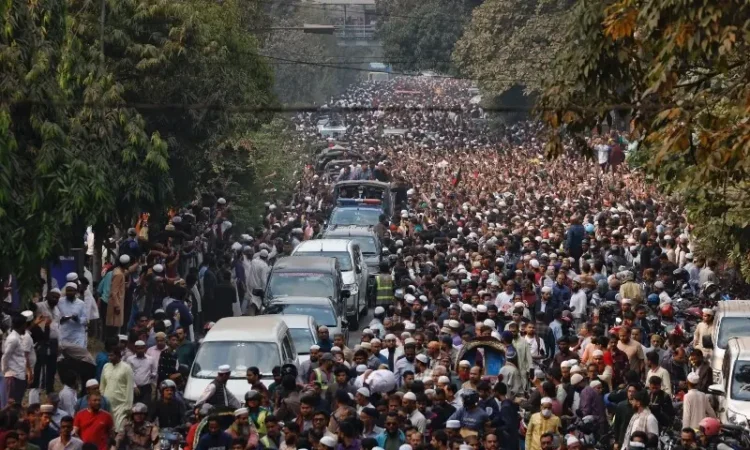 Tens of Thousands Mourn Slain Bangladeshi Youth Leader Sharif Osman Hadi Amid Tight Security