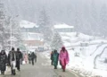 Fresh Snowfall Turns Upper Swat into Winter Wonderland, Tourists Flock to Malam Jabba