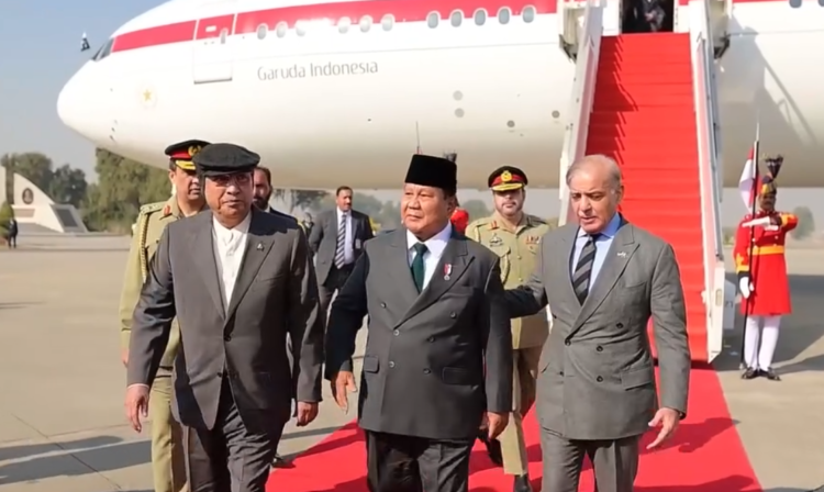 Indonesian President Subianto arrives in Islamabad on two-day maiden visit