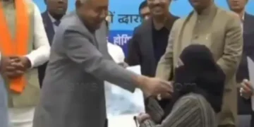 Bihar CM Nitish Kumar faces backlash after pulling hijab of female doctor at official ceremony
