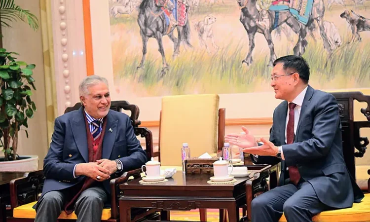 Ishaq Dar Arrives in Beijing to Co-Chair 7th Pakistan-China Strategic Dialogue