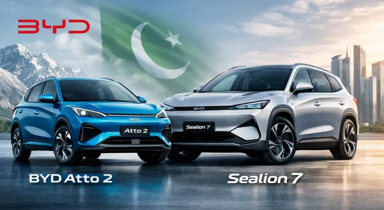 BYD, Mega Motor Launch Sealion 7 and Atto 2 Electric SUVs in Pakistan