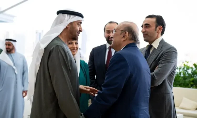 President Zardari, UAE Counterpart Hold Talks to Deepen Bilateral Cooperation