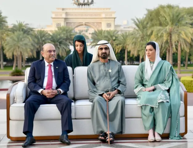 President Zardari Meets Dubai Ruler to Boost Pakistan-UAE Economic Cooperation