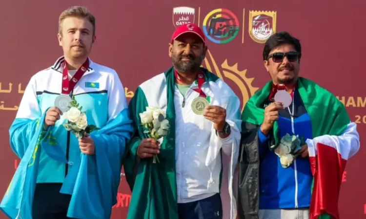 Muhammad Farrukh Nadeem Clinches Gold, Sets Two Records at Asian Shotgun Championship