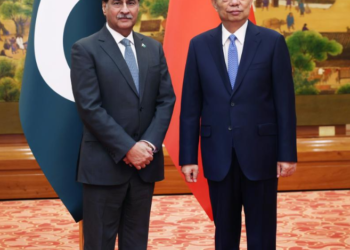 NA Speaker Sardar Ayaz Sadiq Meets Chairman of China’s National People’s Congress in Beijing