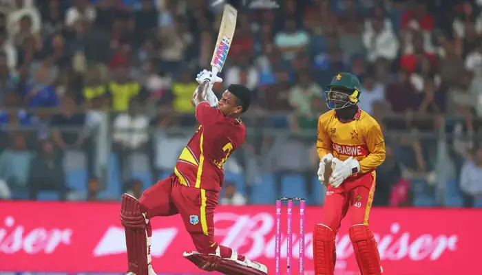 West Indies Crush Zimbabwe by 107 Runs in Super Eight Clash