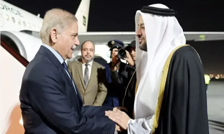 Prime Minister Shehbaz Sharif Arrives in Qatar for Official Two-Day Visit
