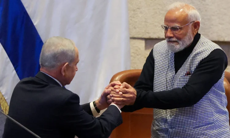 Modi Reaffirms India’s Support for Israel, Emphasizes Economic and Tech Partnerships Amid Criticism