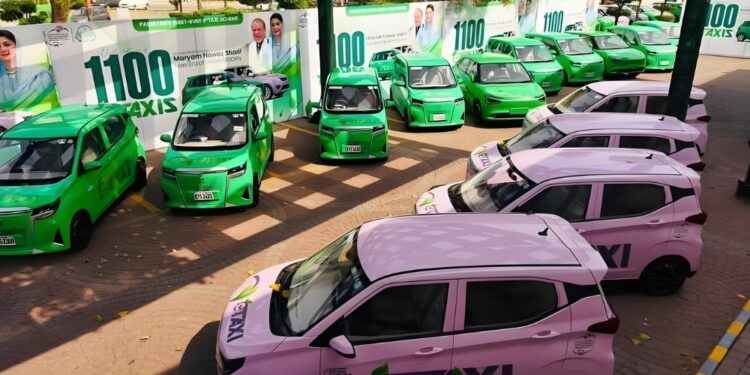 Maryam Nawaz Launches Pakistan’s First E-Taxi Scheme in Punjab