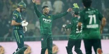 Pakistan whitewash Australia 3-0 in T20I series as Mohammad Nawaz takes five wickets