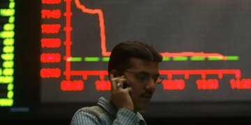 KSE-100 Drops Over 300 Points in Early Intraday Trade