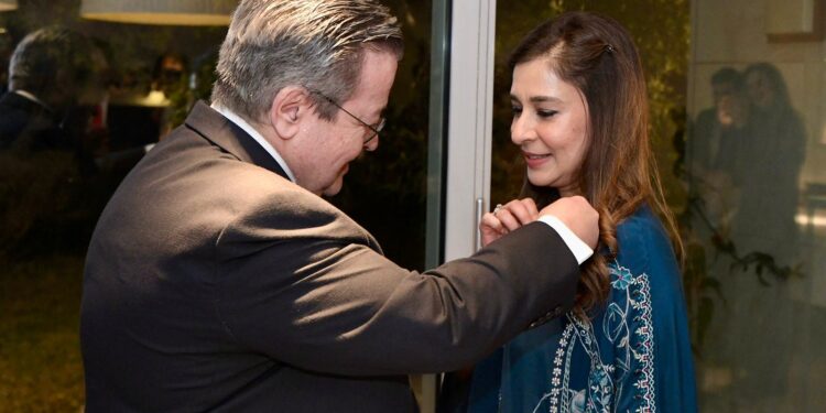 Ayesha Raza  Conferred French National Order of Merit for Outstanding Work in Human and Children’s Rights