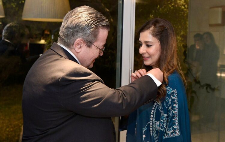 Ayesha Raza Conferred French National Order of Merit for Outstanding Work in Human and Children’s Rights