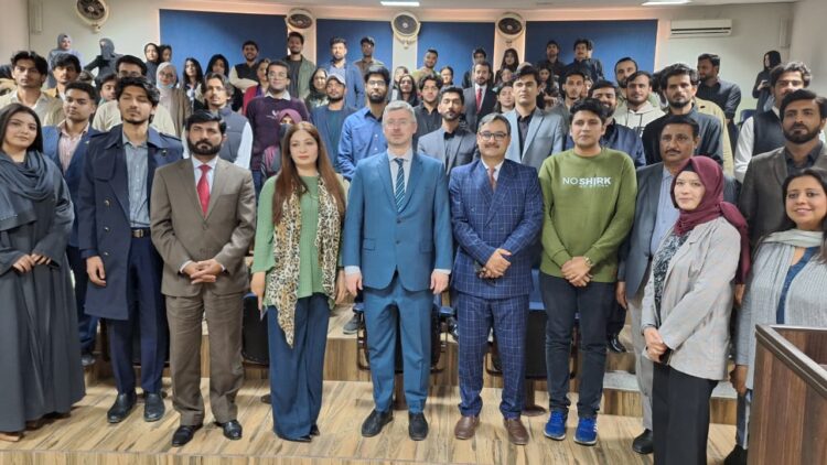 Ambassador Albert P. Khorev Delivers Lecture on Russia-Pakistan Relations at Bahria University