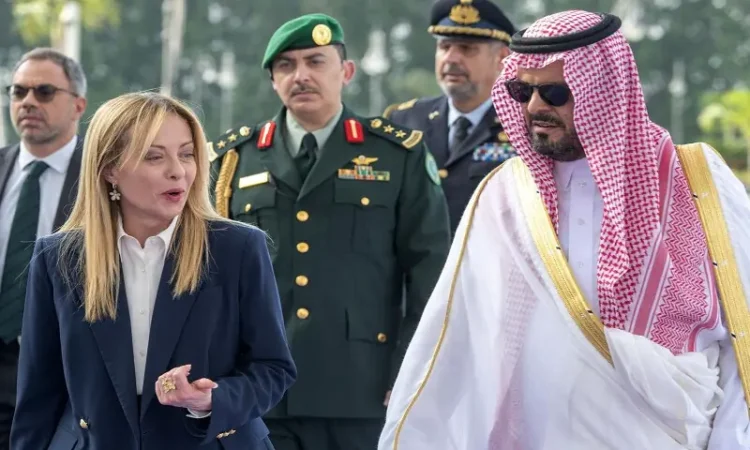 Italy PM Giorgia Meloni Visits Saudi Arabia to Secure Energy Supplies Amid Regional War