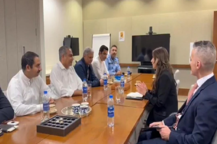 Interior Minister Visits US Embassy, Holds Key Meeting with Ambassador Natalie Baker